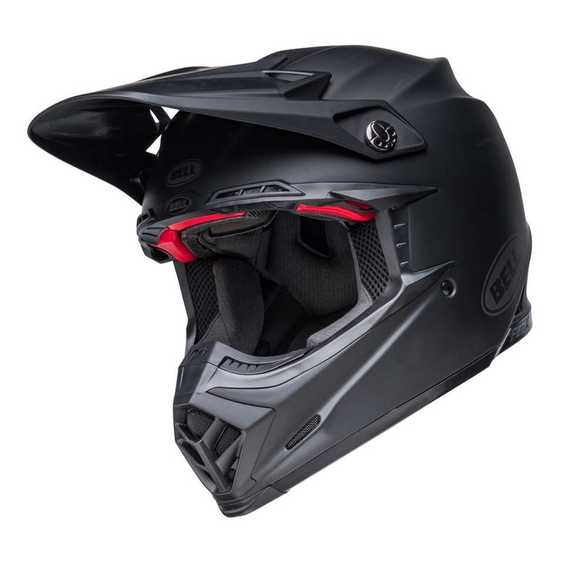 Casque cross Bell Moto-9S Flex noir mat- XS