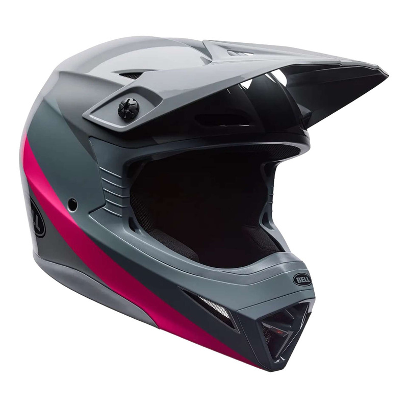 Casque cross Bell MX-10 MIPS Aviator grey/pink