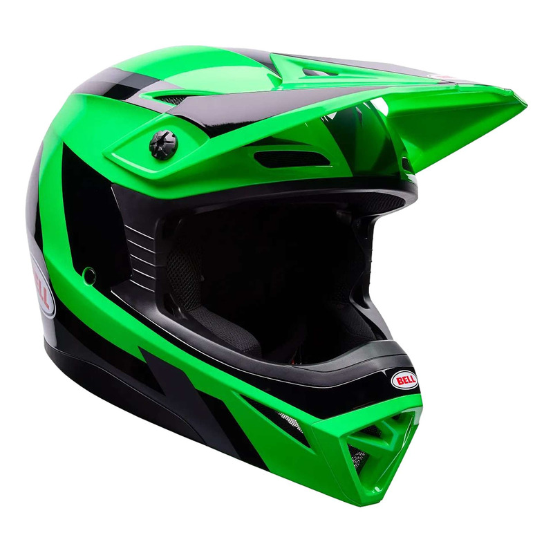 Casque cross Bell MX-10 MIPS Dyno green/grey