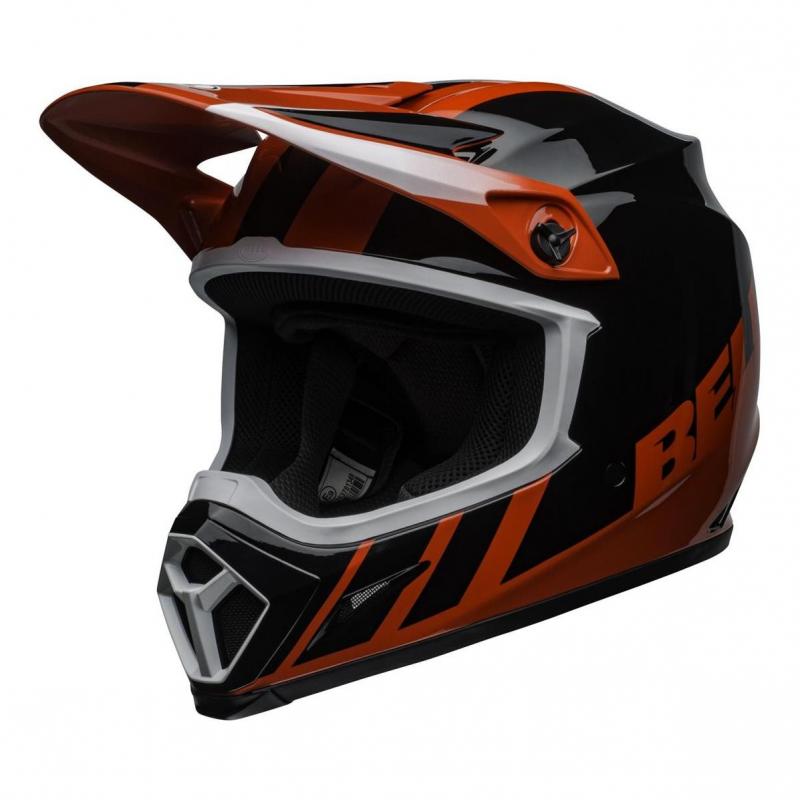 Casque cross Bell MX-9 Mips Dash noir/rouge- S