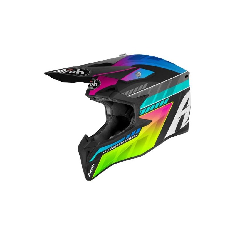 Casque cross enfant Airoh Wraap Prism multicolore mat- 2XS