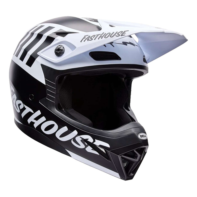 Casque cross enfant Bell MX-10 MIPS Fasthouse black/white