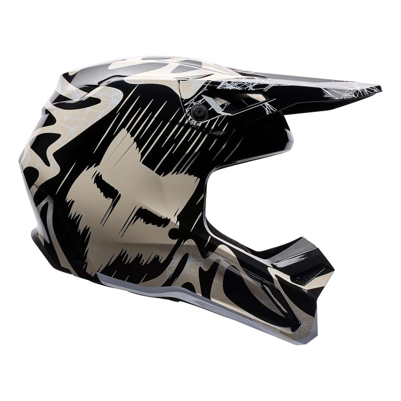Casque cross enfant Fox Racing V1 Diffuse white