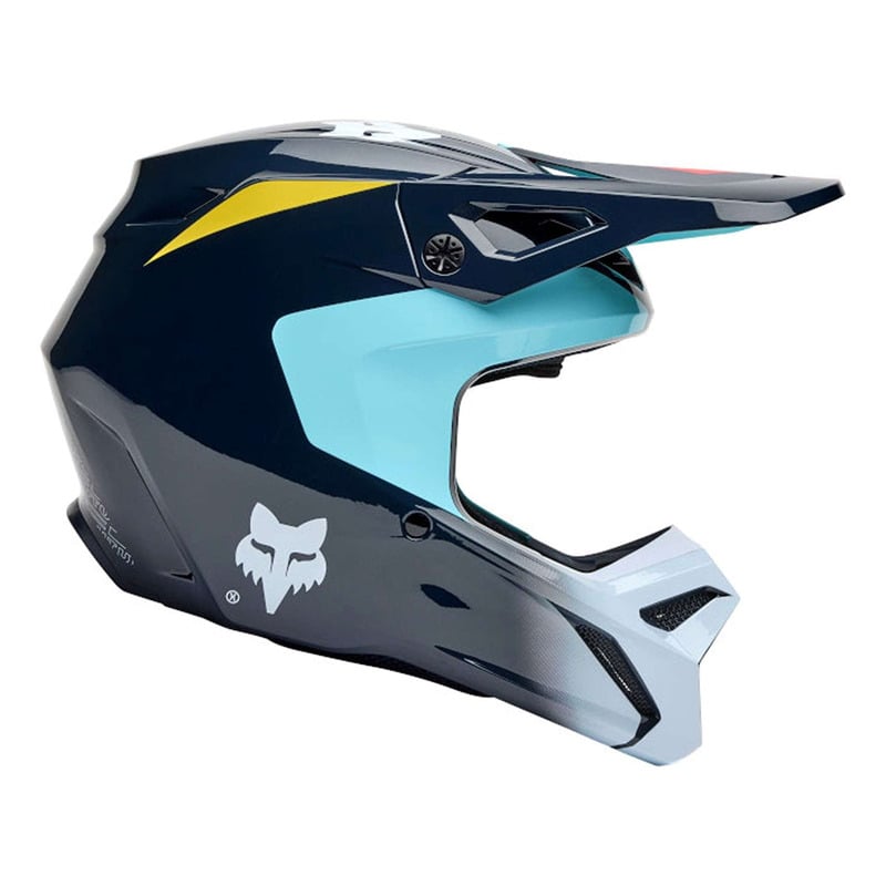 Casque cross enfant Fox Racing Youth V1 Elevated light blue
