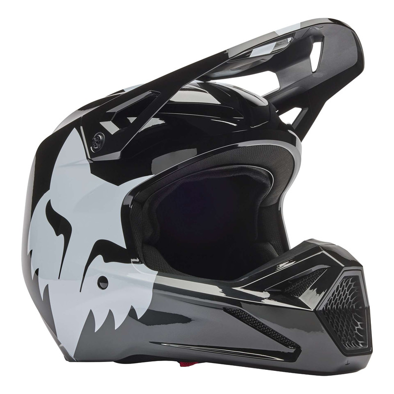 Casque cross enfant Fox Racing Youth V1 Shield black-