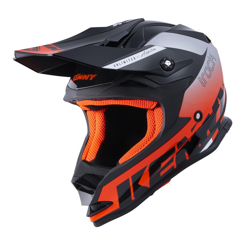 Casque cross enfant Kenny Track Kid orange/noir brillant 2022- S