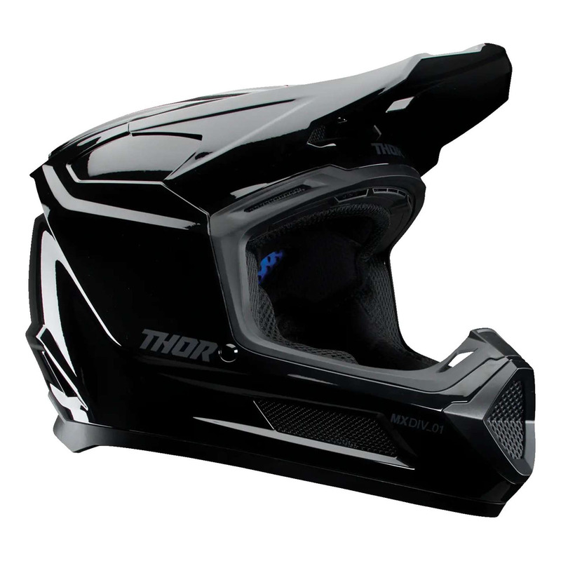 Casque cross enfant Thor Fleet Youth blackout glossy