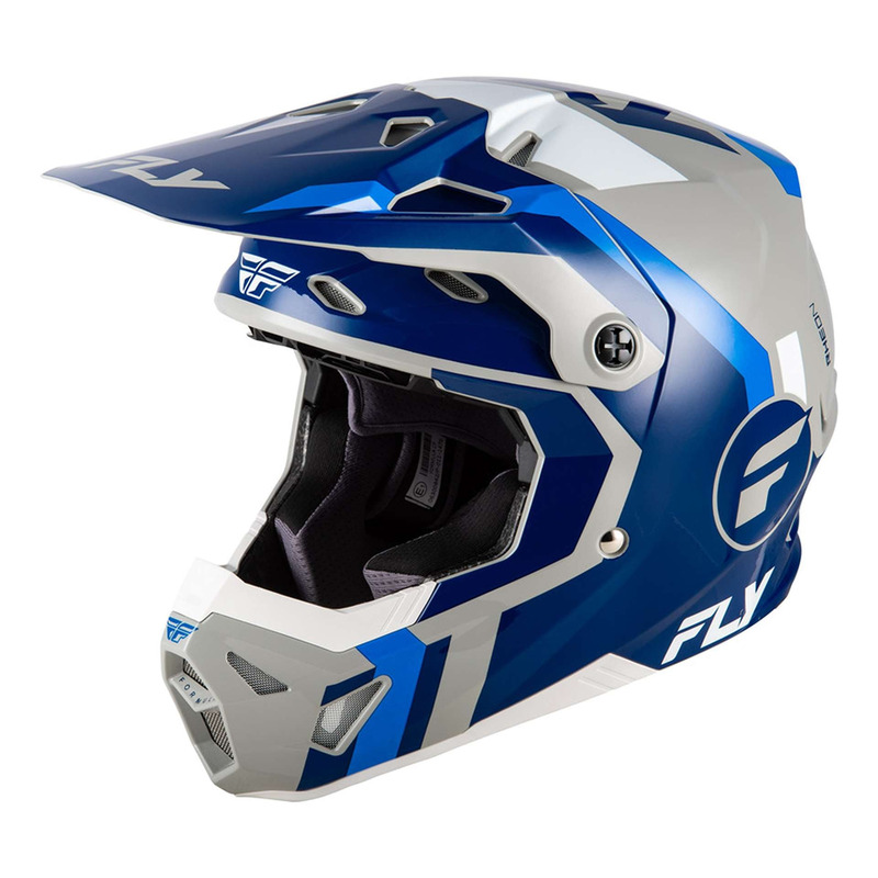 Casque cross Fly Racing Formula CP Seal navy/blue/grey- S