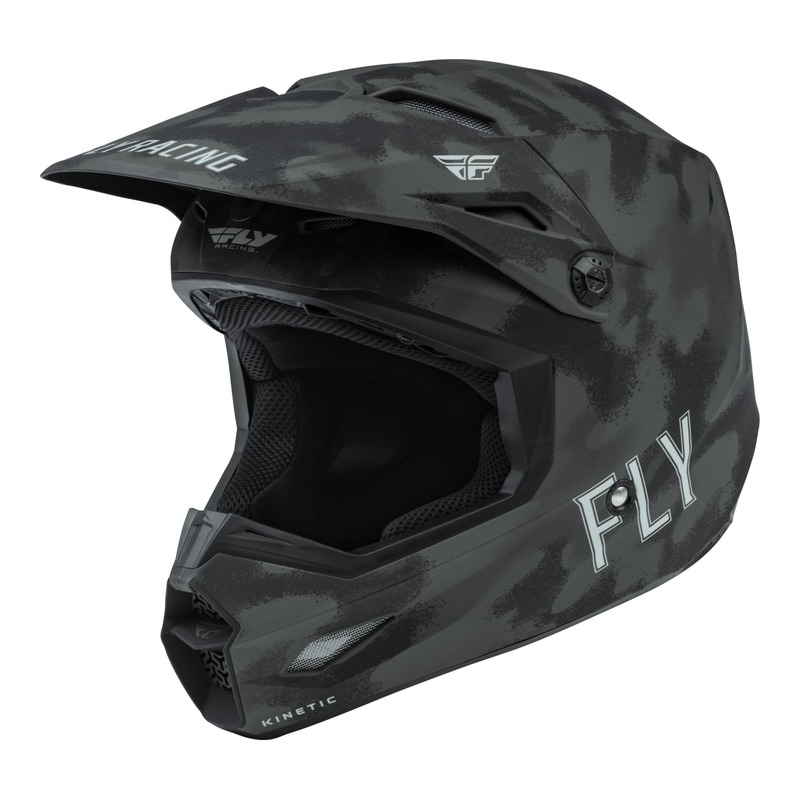 Casque cross Fly Racing Kinetic S.E. Tactic gris/camouflage mat