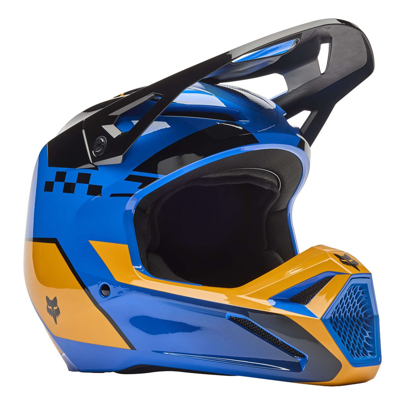 Casque cross Fox Racing V1 Collect blue