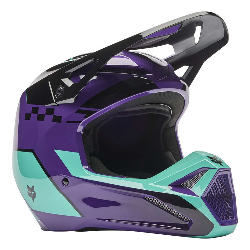 Casque cross Fox Racing V1 Collect grape