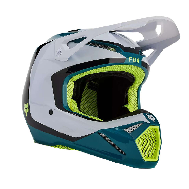 Casque cross Fox Racing V1 Nitro maui blue