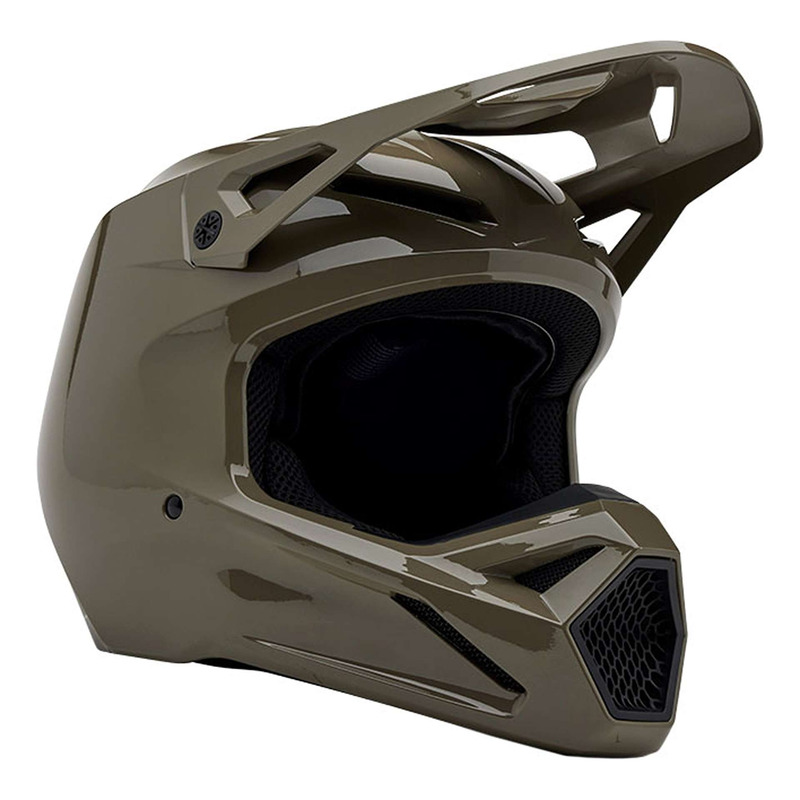 Casque cross Fox Racing V1 Solid ash