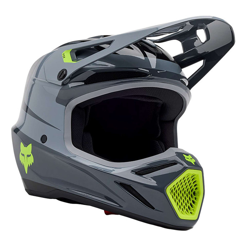 Casque cross Fox Racing V3 Divider graphite