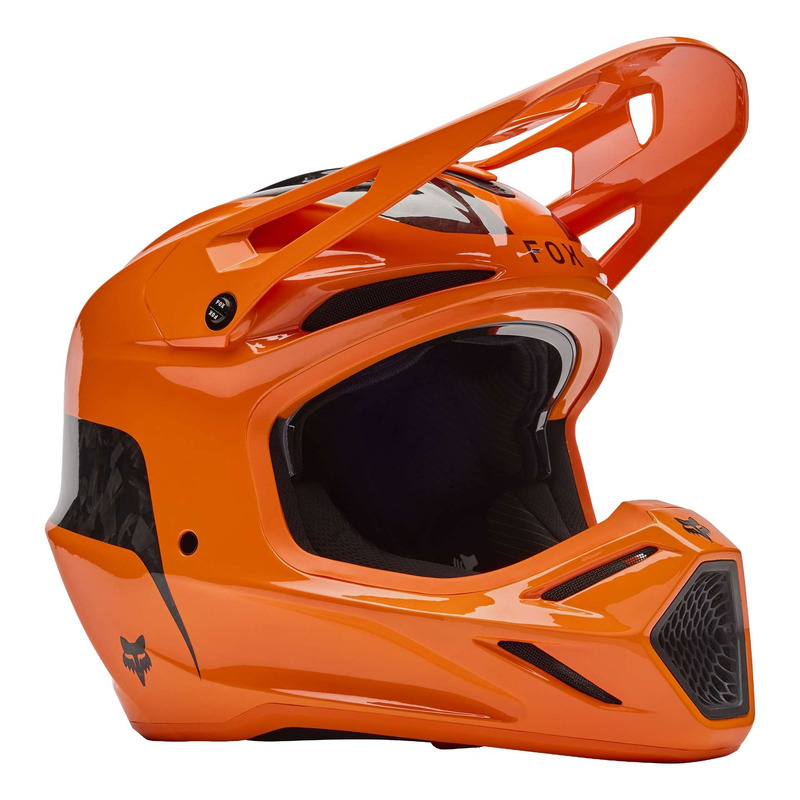 Casque cross Fox Racing V3 RS Fracture orange
