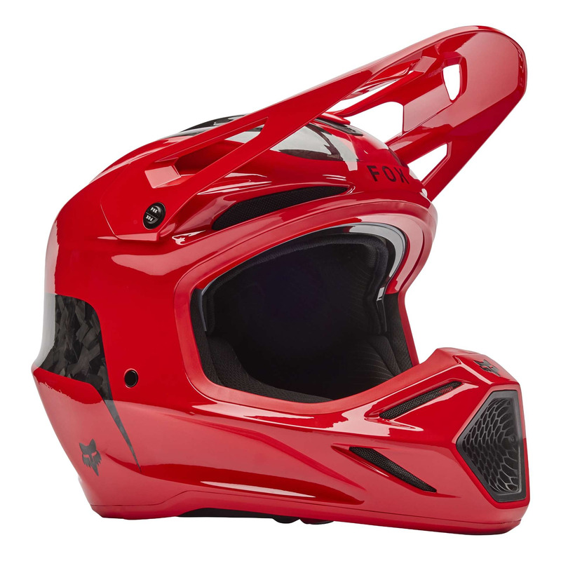 Casque cross Fox Racing V3 RS Fracture red