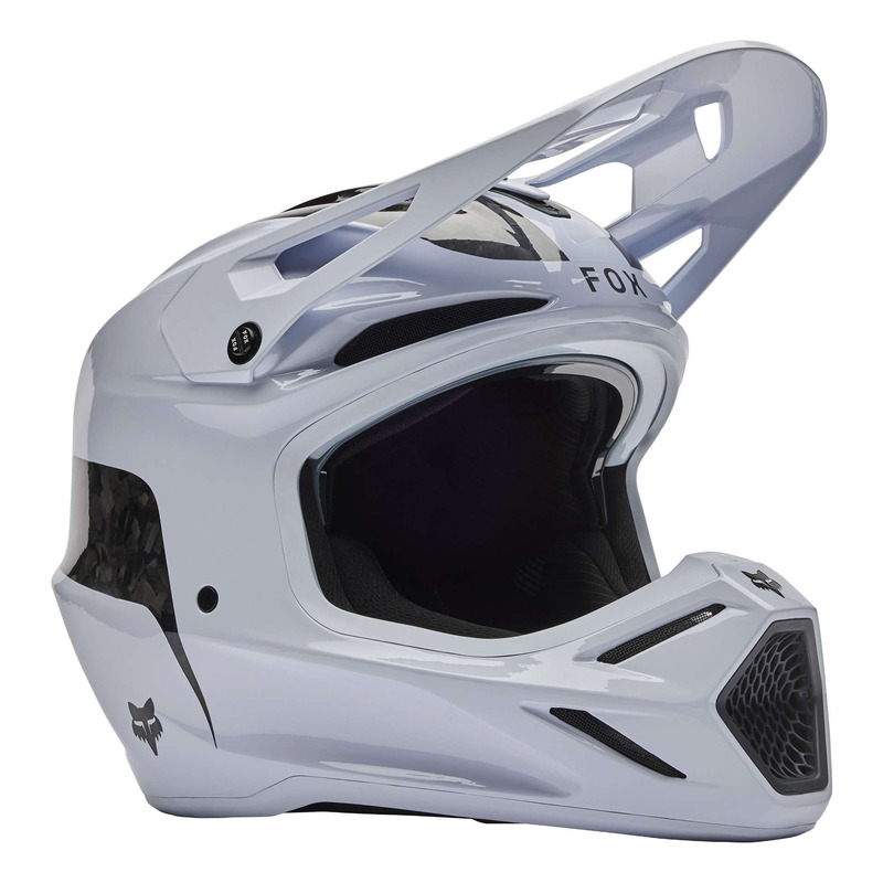 Casque cross Fox Racing V3 RS Fracture white