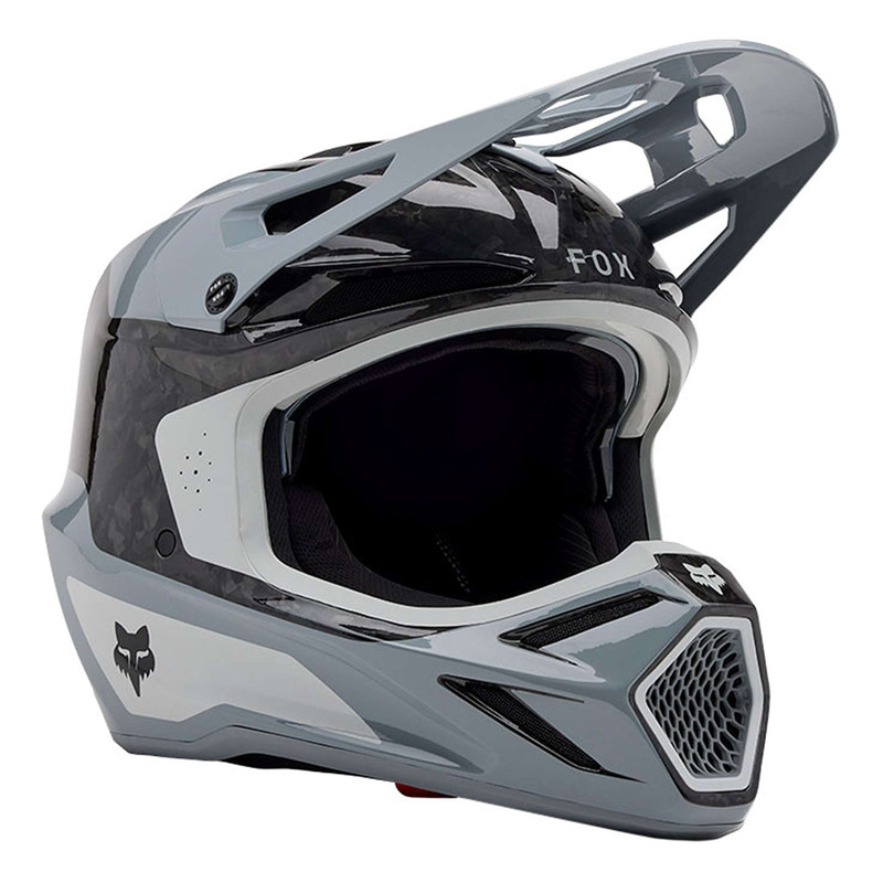 Casque cross Fox Racing V3 RS Infinite cloud grey