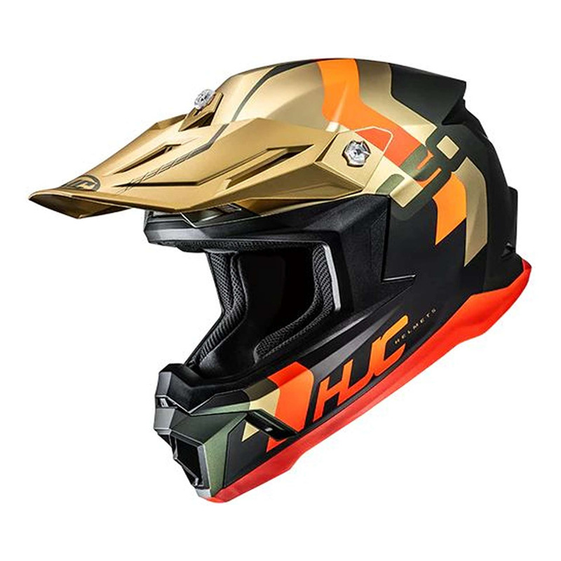 Casque cross HJC C50 Primal MC6HSF beige/noir/orange mat