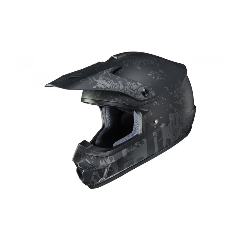 Casque cross HJC CS-MX II Creeper MC5SF noir/gris- XS