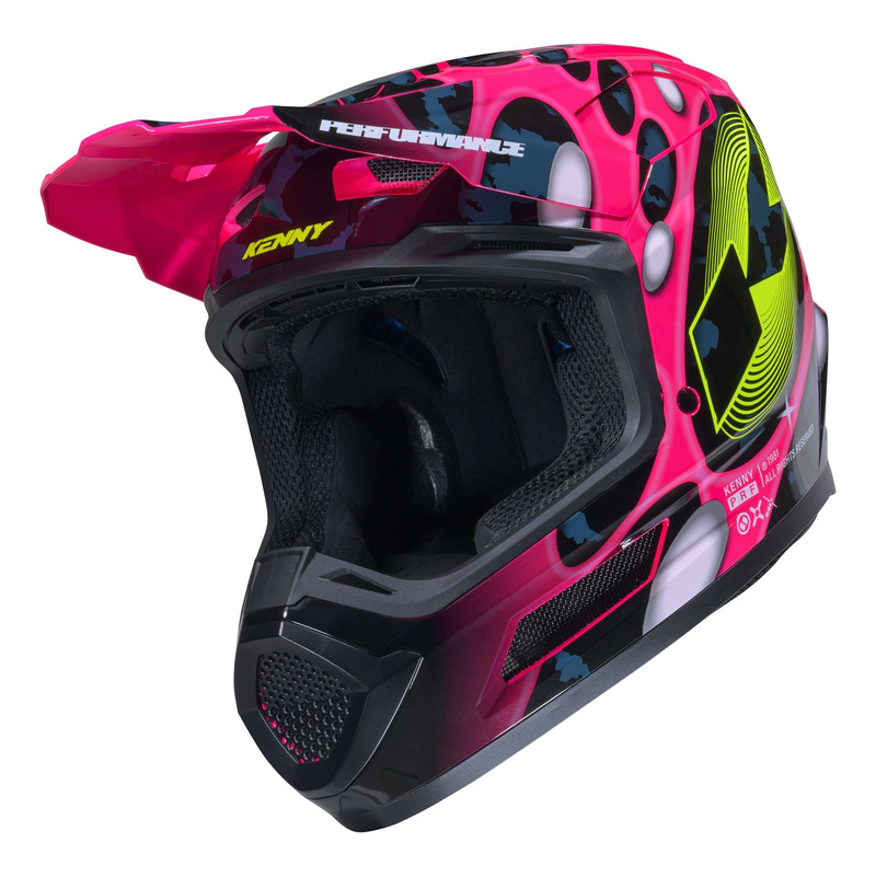 Casque cross Kenny Performance Graphic + Pop System