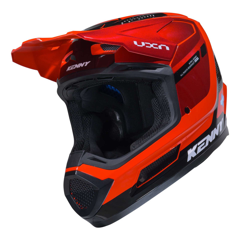 Casque cross Kenny Performance Graphic racing special red- XS