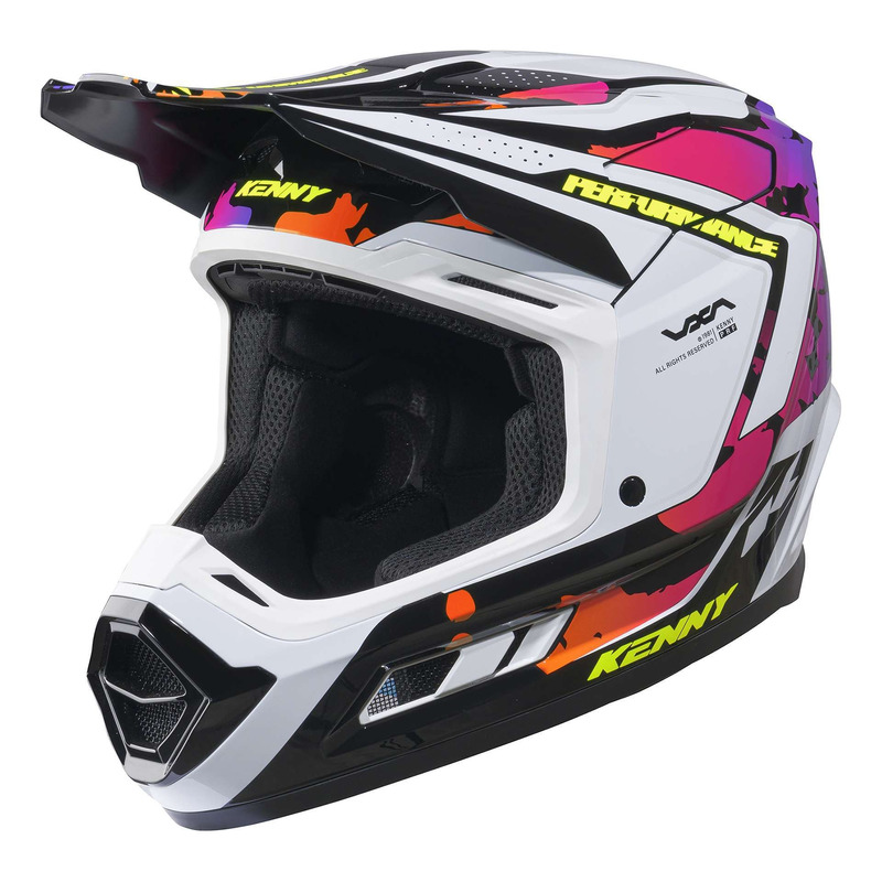Casque cross Kenny Performance Graphic + stain