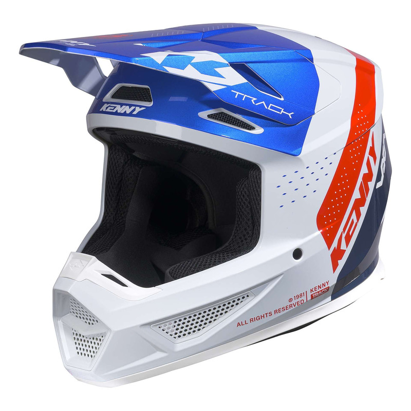 Casque cross Kenny Track Graphic Blast patriot