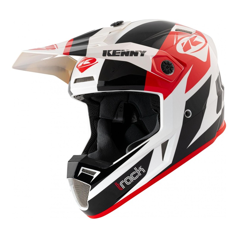 Casque cross Kenny Track Graphic noir/rouge- L