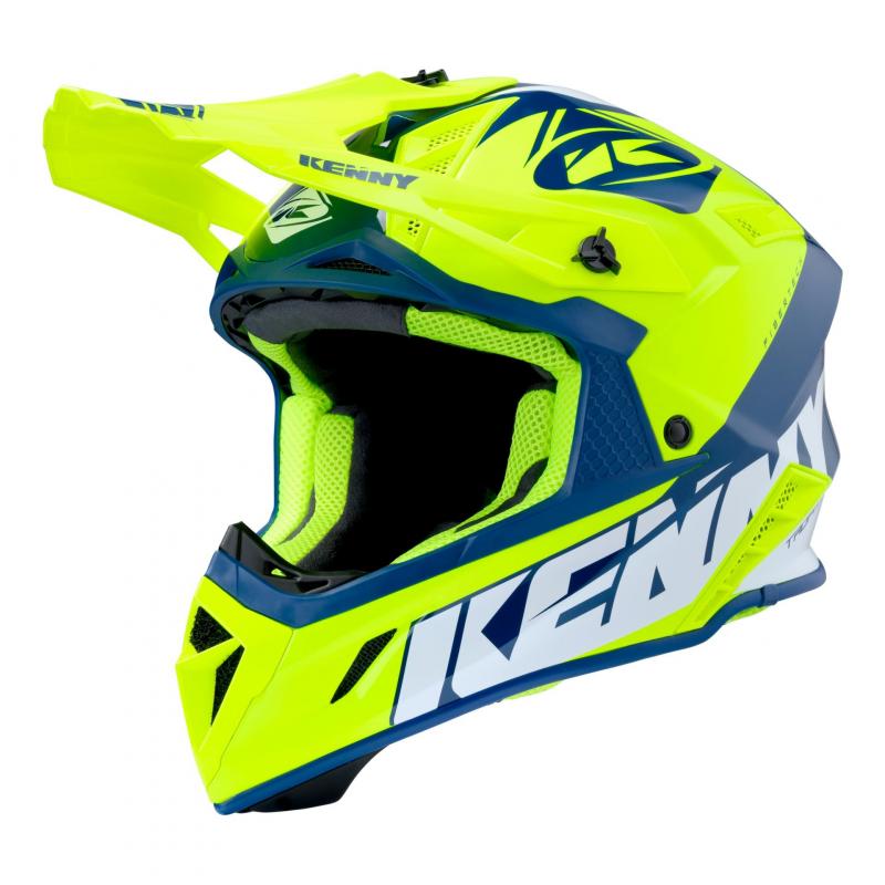 Kenny Graphic jaune cross Casque Trophy fluo N8wnvym0OP