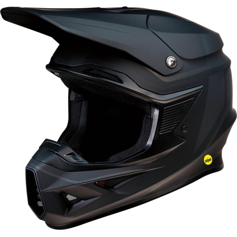 Casque cross Moose Racing FI Session MIPS noir mat- XS