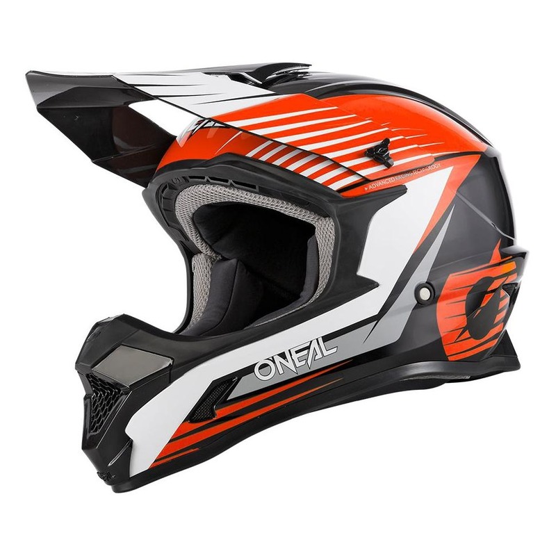 Casque cross O’Neal 1SRS Stream noir/orange- XS