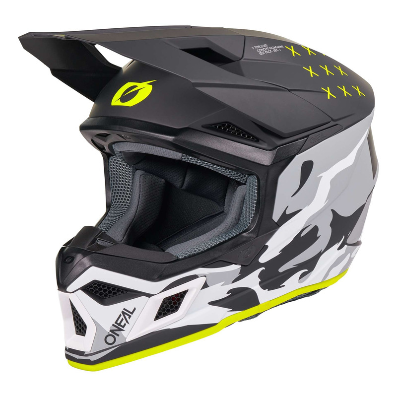 Casque cross O’Neal 3SRS Heat V27 black/gray
