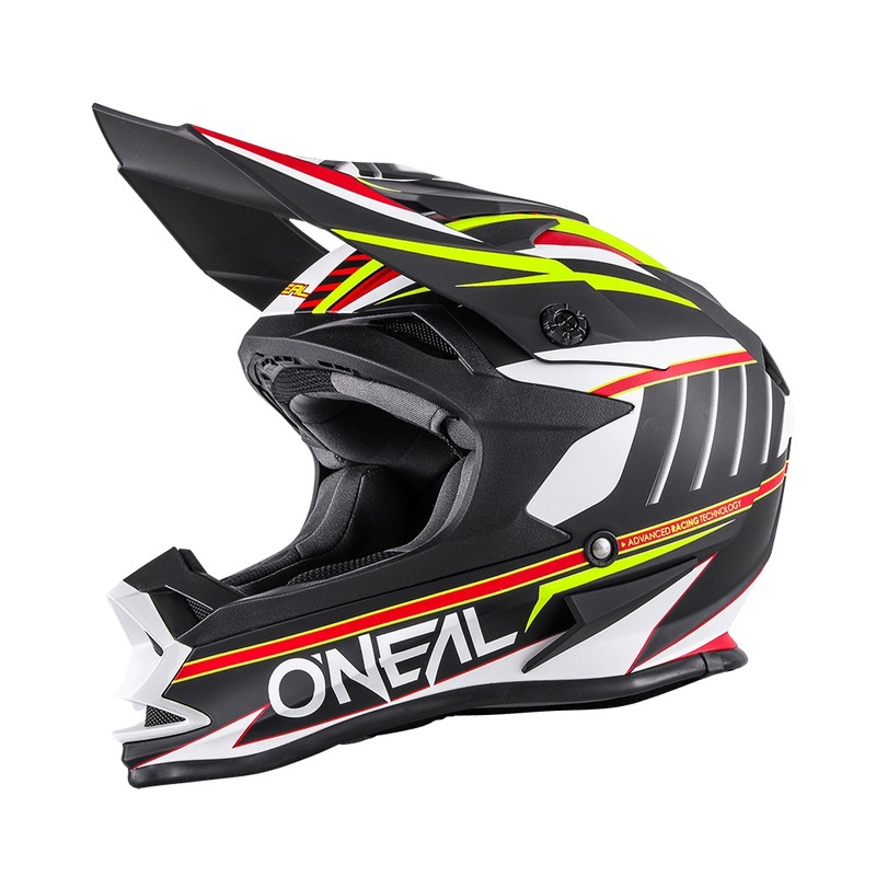 Casque cross O'Neal 7SRS Evo Chaser blanc- XL