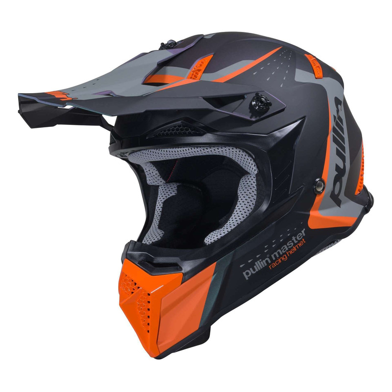 Casque cross Pull-In Graphic + Master orange- XS