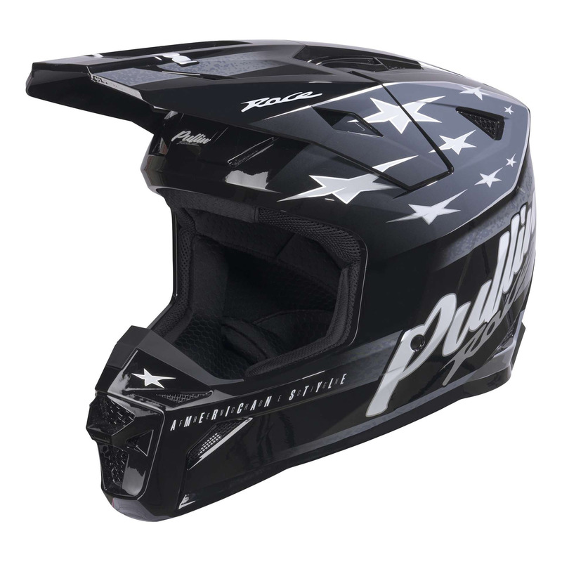 Casque cross Pull-In Master Graphic USA black/grey