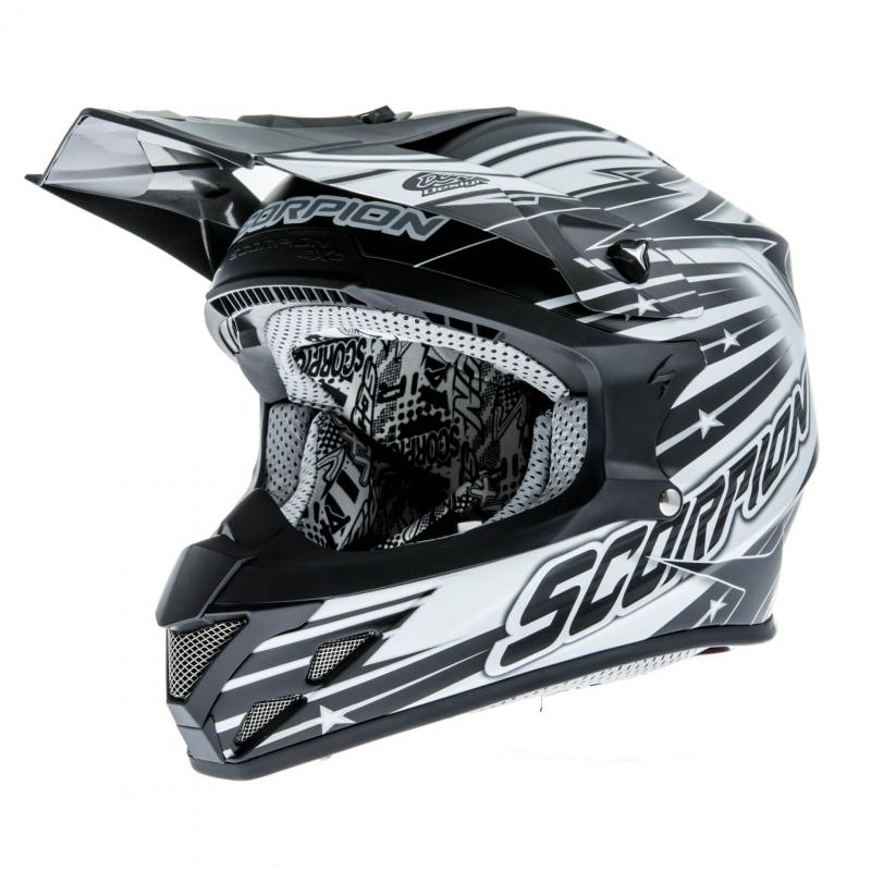 Casque cross Scorpion VX-20 AIR STAR TROOPER Noir Mat - XL