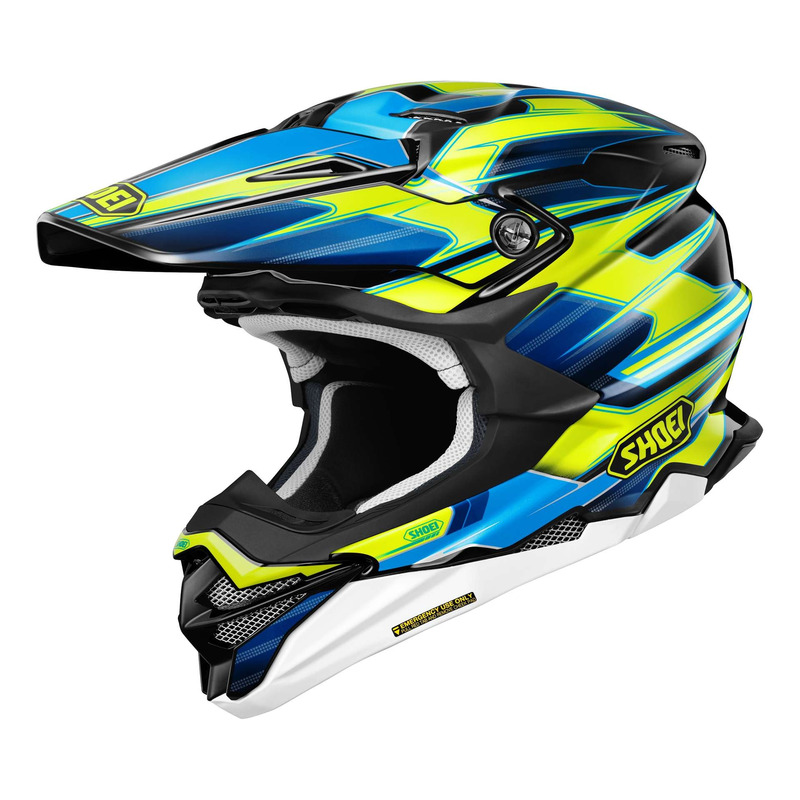 Casque cross Shoei VFX-WR 06 Sparkle TC-3