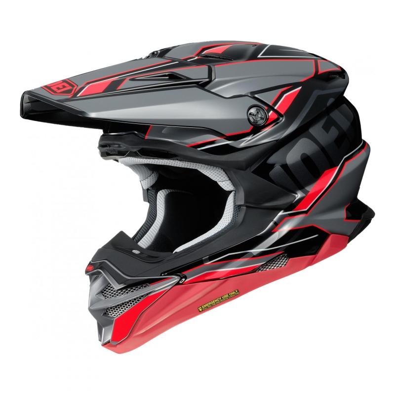 Casque cross Shoei VFX-WR Allegiant TC-1 rouge/noir/argent- XS