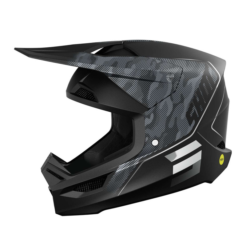 Casque cross Shot Race Camo Tactic black/grey matt