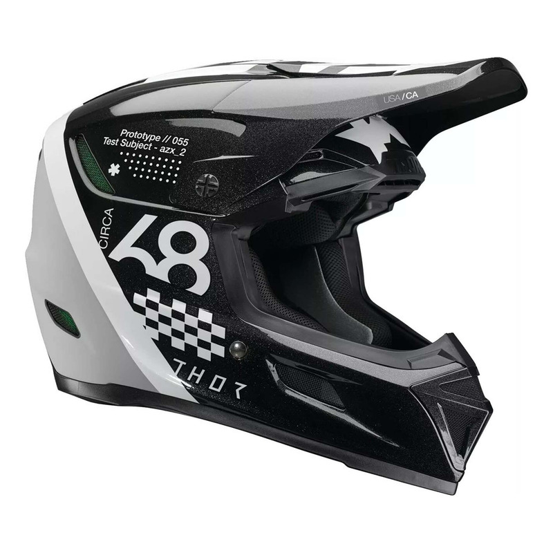 Casque cross Thor Reflex Sport Riot black/white