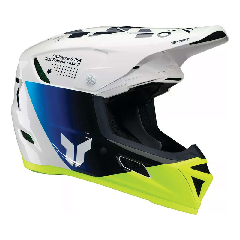 Casque cross Thor Reflex Sport Strike navy/acid