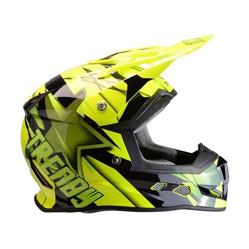 Casque cross Trendy T-902 Dreamstar noir / jaune- L