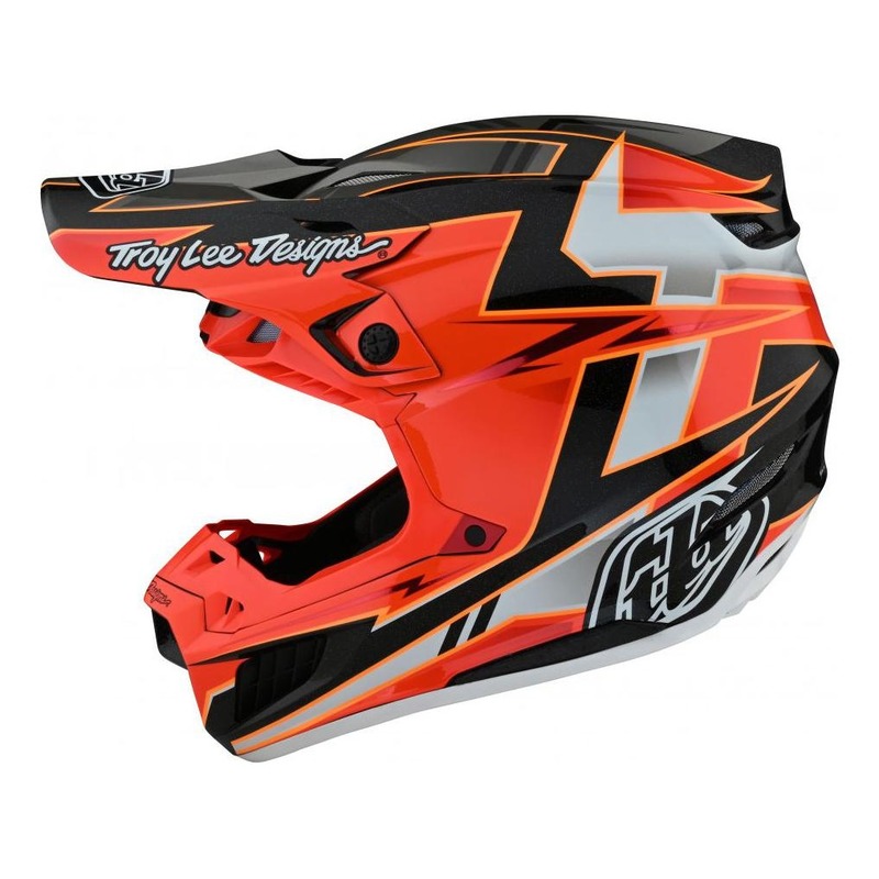 Casque cross Troy lee Designs SE5 Composite Graph rouge- XS