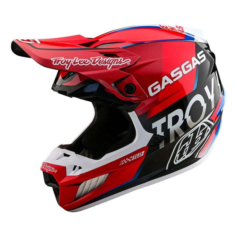 Casque cross Troy Lee Designs SE5 Composite MIPS GASGAS red/black- S