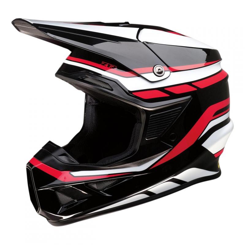 Casque cross Z1R Fi Flank Mips noir/blanc/rouge