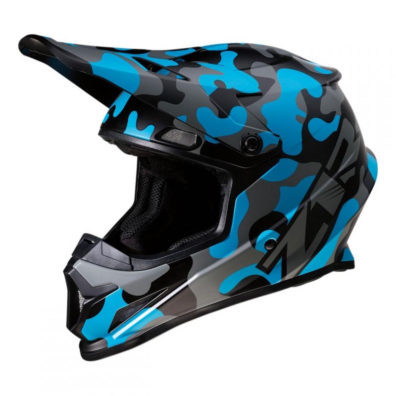 Casque cross Z1R Rise Camo-blue bleu/camouflage- XS