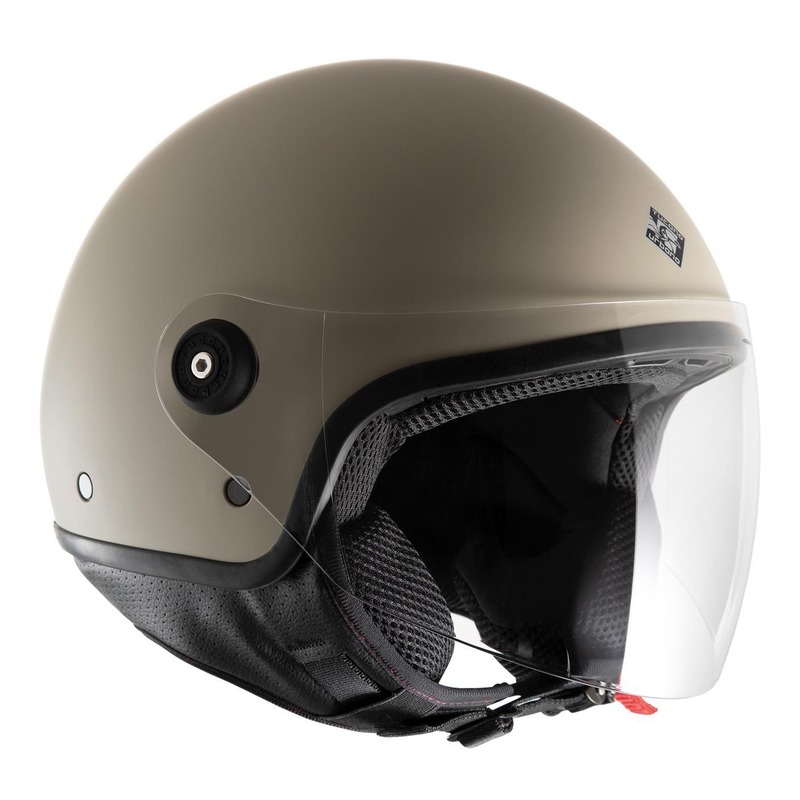 Casque demi-jet Tucano Urbano EL’Jettin sable mat- XS