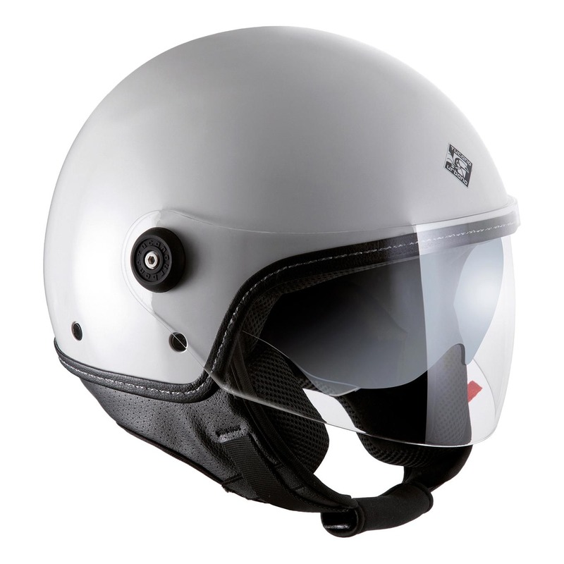 Casque demi-jet Tucano Urbano EL’Mettin blanc glacier brillant- XS