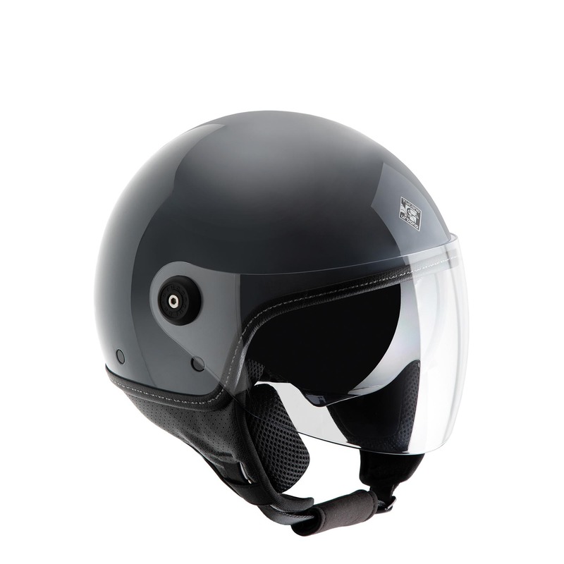 Casque demi-jet Tucano Urbano EL’Mettin gris iron brillant- XS